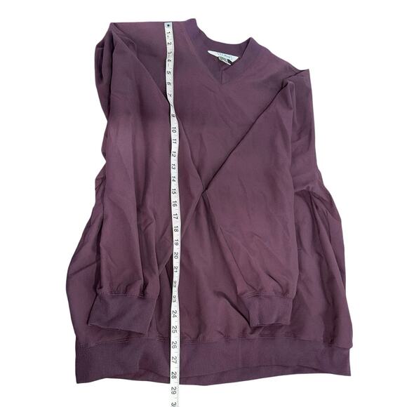 L.L. Bean Mens Mauve V Neck Pullover Sweatshirt Classic Outdoor Size XL - Picture 6 of 8